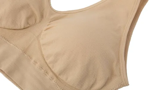 Vista 3 de Brasier Ohlyah sin costuras, con almohadillas extraíbles, para mujer