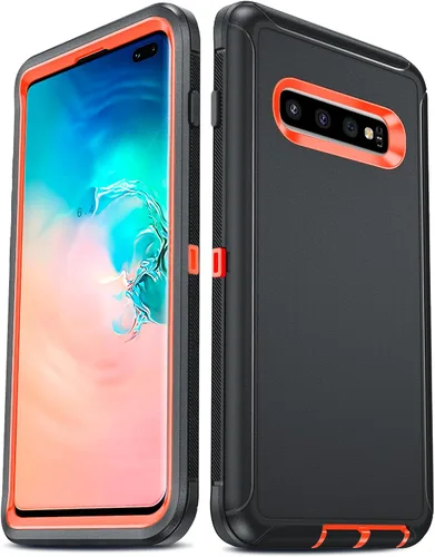 Vista 23 de LeYi Funda compatible con Galaxy S8: no compatible con S8 Plus: cubierta exterior de goma 3 en 1 de cuerpo completo a prueba de golpes, resistente