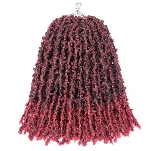 Vista 48 de Superlight Butterfly Locs - Cabello de ganchillo de 12 pulgadas, 6 paquetes