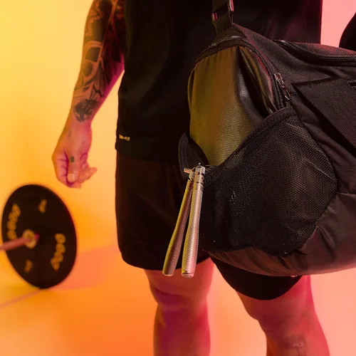 Vista 9 de Elite Jumps Bullet COMP Speed Jump Rope, doble bajo WOD, negro Cuerda de cuentas de alta resistencia. Asas largas, cuentas inastillables de 2