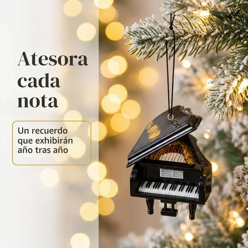 Vista 2 de Adorno para Navidad de instrumento musical
