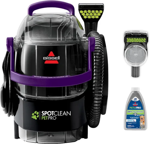 Vista 8 de Bissell Little Green Pro - Limpiador portátil para alfombras y tapicería y detalle de coche/auto con herramienta para manchas profundas, herramienta