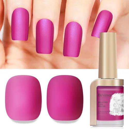 Vista 33 de Esmalte de uñas de secado rápido, color rosa, esmalte de uñas transparente, esmalte de uñas de secado rápido regular, a granel, sin gel, de larga
