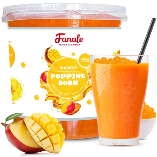 Vista 15 de Popping Bursting Boba Juice Ball - Blue Bubble Gum Flavor FPB026