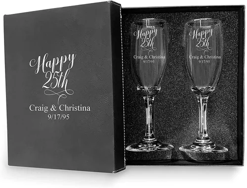 Vista 22 de Juego de 2 copas de champán para dama de honor, copas de champán personalizadas para damas de honor, copas de champán para damas de honor