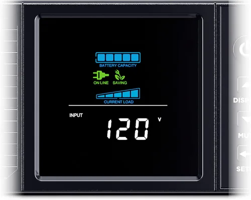 Vista 6 de CyberPower CP2000PFCRM2U PFC - Sistema UPS de onda sinusoidal con respaldo de batería y protector contra sobretensiones, 2000VA/1200W, 8