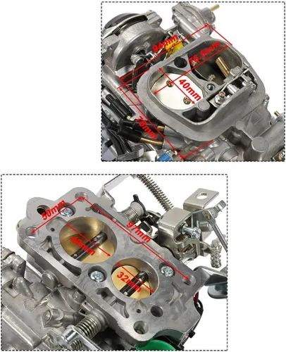 Vista 6 de Partol Carburador 22R para Toyota Pickup Carburador 1981-1987 TOY-505 TOY-507 2.4L Carburador Carb, estrangulador automático