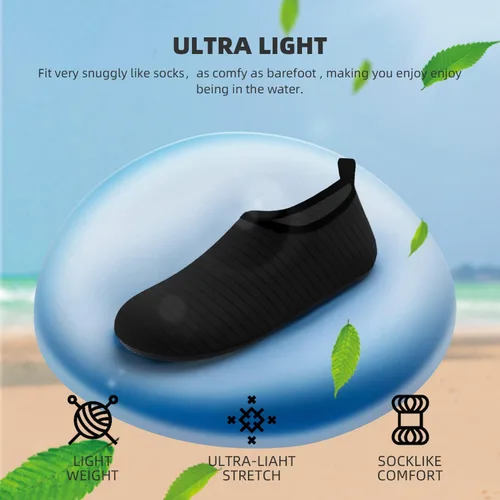 Vista 6 de ATHMILE Zapatos de agua de secado rápido para natación, playa, yoga, deportes, camping, accesorios para piscina o parque para mujeres, hombres