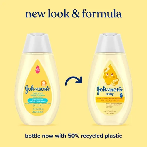 Vista 2 de J&J, CHAMPÚ BEBÉ 3.4 fl oz, paquete de 1