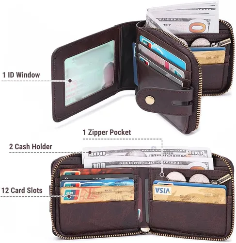 Vista 2 de ZP-WALLET.., Café, Vintage