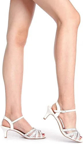Vista 8 de Dream Pairs Nina - Sandalias de tacón bajo para mujer