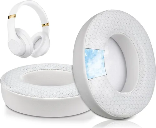 Vista 16 de SoloWIT Almohadillas de gel refrescante de repuesto para auriculares Beats Studio 2 y Studio 3 con cable e inalámbricos, almohadillas con espuma