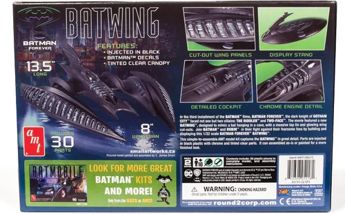 Vista 4 de AMT Batman Forever Batwing 1:32 Kit de modelo a escala 1:32