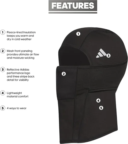 Vista 2 de adidas Unisex-Adult Alphaskin Balaclava