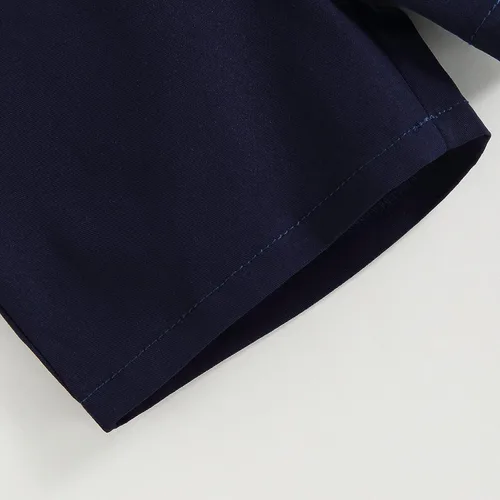 Vista 7 de AEEMCEM Conjunto de pantalones cortos estilo vaquero con estampado de vaca de manga corta y botones para bebé, conjunto de pantalones cortos
