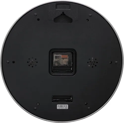 Vista 3 de SEIKO QXA823KLH Reloj de pared estilo cronógrafo, negro, 13 pulgadas