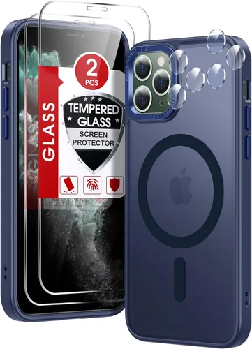Vista 34 de LeYi Funda para iPhone XR: con protector de pantalla X2 + 2 funda para cámara [compatible con MagSafe] Funda protectora magnética i iphoneXR