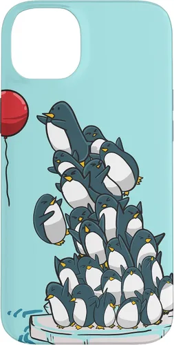 Vista 15 de Penguins Balloon Funny Sea Bird Water Animal Girls Gift Case for iPhone 17
