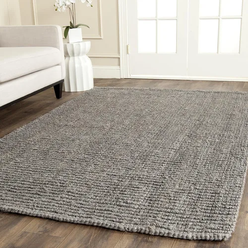 Vista 34 de SAFAVIEH Alfombra 2x3 - Colección de fibra natural - Marrón, yute hecho a mano, estilo granja, textura gruesa de pelo grueso (NF447D)