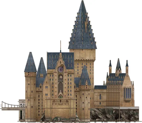 Vista 5 de 4D Cityscape Harry Potter Great Hall - Rompecabezas de papel 3D estándar, multicolor