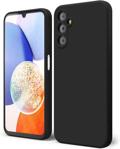 Vista 183 de oakxco Funda para teléfono Samsung Galaxy A12 con agarre de silicona líquida, linda delgada fina suave cubierta de gel de goma TPU lisa para mujeres