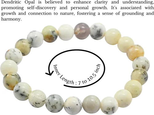 Vista 596 de Amazing Gemstone Crystal Bracelet for Women Men's Gifts - Protection Healing Crystal Bracelet - 8mm Gemstone Beaded Stretchable Bracelet Pulseras