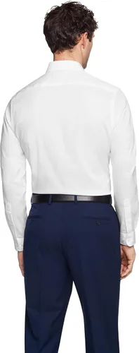 Vista 2 de Tommy Hilfiger - Camisa de vestir para hombre ajustada no necesita plancha