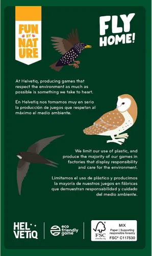 Vista 3 de Demacia ¡Fly Home! Juego de cartas Juego de observación temática de aves Juego de memoria cooperativo Divertido juego familiar para niños