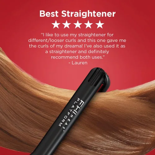 Vista 2 de FHI HEAT Plancha de pelo de turmalina Platform Pro Styling para todo tipo de cabello