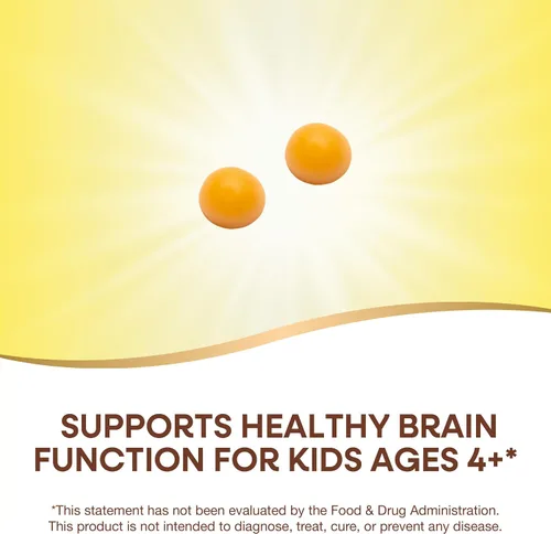 Vista 3 de Nature's Way Kids Brain Builder - Gomitas para niños a partir de 4 años