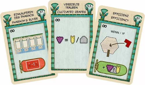 Vista 2 de Rio Grande Games Faiyum Privileges - Juego de cartas de estrategia de expansión, 1-5 jugadores, a partir de 14 años