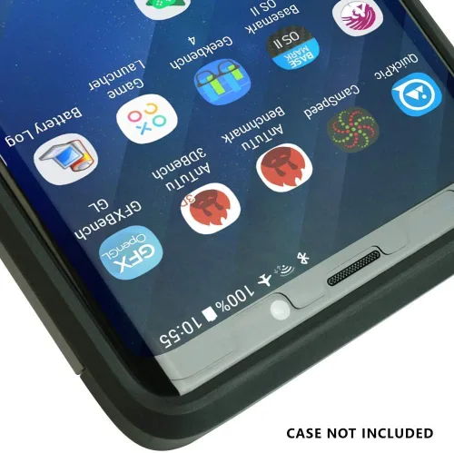 Vista 8 de IQShield Paquete de 2 protectores de pantalla para Samsung Galaxy Note 9 (compatible con fundas), fácil de instalar, ultra fino, antiarañazos