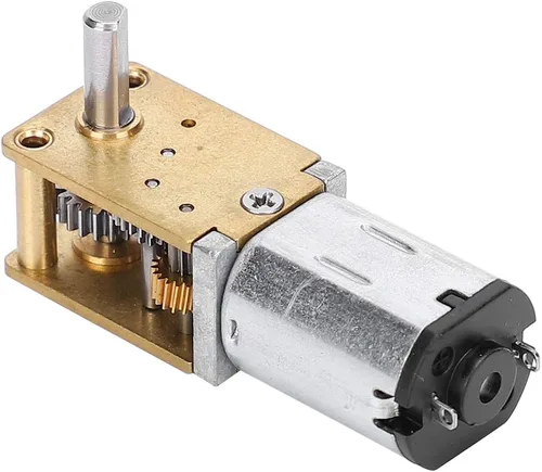 Vista 4 de Mini motor de engranaje de metal micro, motor de reducción Motor engranado N20 DC12V Reducción de velocidad CW/CCW Micro Motor DC Gear Motor