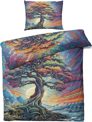 Vista 31 de Funda de edredón de águila calva tamaño individual Juego de ropa de cama de pájaros animales 2 piezas Funda de edredón