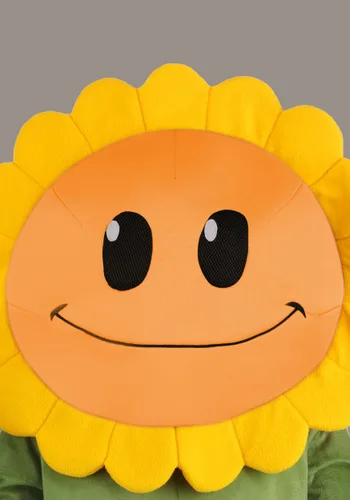 Vista 5 de Disfraz Adulto de Girasol de Plants Vs. Zombies Multicolor