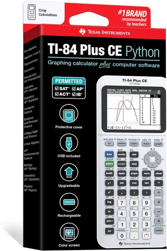 Vista 9 de Calculadora gráfica TI84PLSCEBLUBRY de Texas Instruments, Blanco