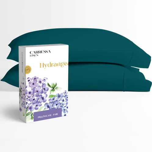 Vista 71 de Carressa Linen - Juego de sábanas 100% algodón de 600 hilos