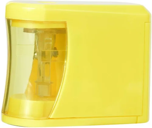 Vista 9 de Sacapuntas automatizados amarillos de los sacapuntas eléctricos del ABS para el uso del aula del hogar de la oficina de la escuela
