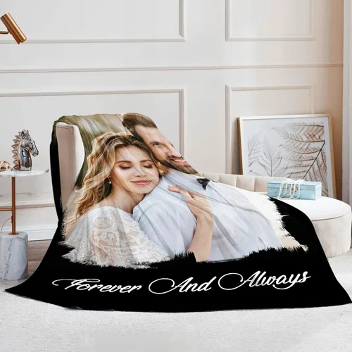 Vista 35 de Manta personalizada con imagen, manta personalizada con texto de fotos, manta de fotos personalizada para amiga, mamá y papá, regalos personalizados