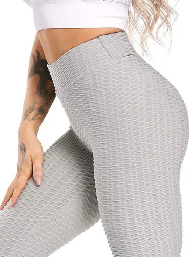 Vista 67 de SEASUM - Pantalones de yoga de cintura alta para mujer, con control de abdomen y realce de glúteos, leggings favorecedores para entrenar y correr