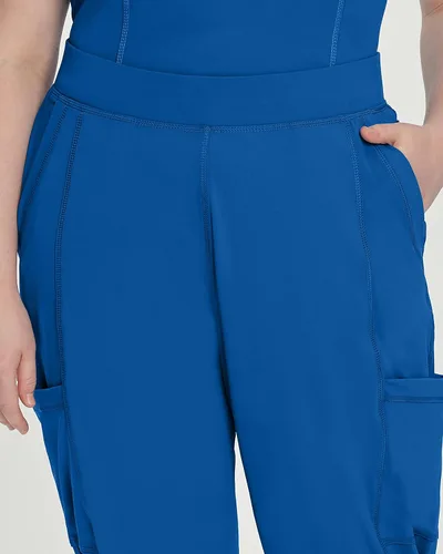 Vista 4 de Urbane Impulse Slim Fit Extreme Stretch 4-Pkt Jogger Pantalones médicos para mujer 9208