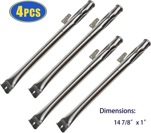 Vista 2 de Kit de reparación de parrilla para Nexgrill 720-0830H, 720-0783E, Kenmore 720-0830A, 122.33492410 piezas de repuesto, tubos de quemador de acero