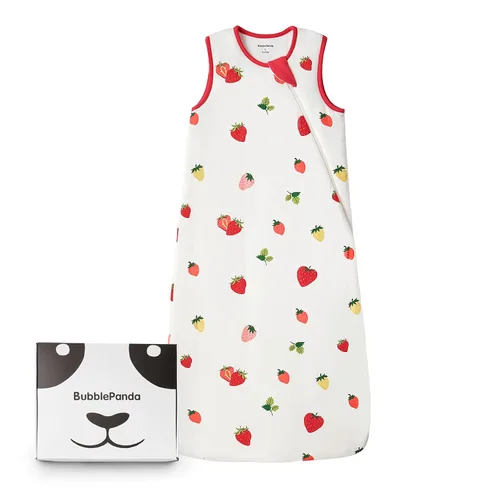 Vista 11 de BubblePanda Saco de Dormir de Rayón Hecho de Bambú 12-18 Meses 0.5 Tog Suave Ligero Saco de Dormir para Niños Pequeños 1t para Bebés Cremallera de 2