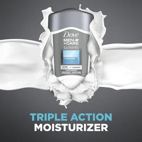 Vista 5 de Dove Men + Care Clinical Protection Desodorante antitranspirante Solid Clean Comfort 1.70 oz (paquete de 8)