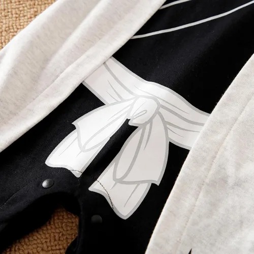 Vista 5 de RELABTABY Lindo mameluco de anime para recién nacido, para Halloween, cosplay, ropa