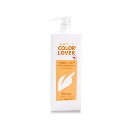 Vista 7 de FRAMESI Color Lover Curl Define Shampoo - Champú hidratante definidor de rizos para cabello rizado tratado con color, sin sulfatos, fórmula vegana