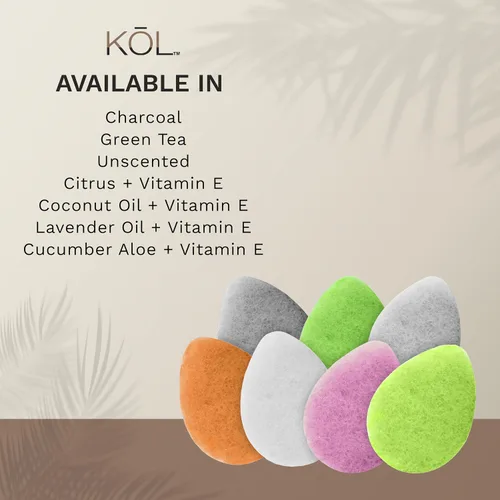Vista 7 de KOL Cepillo facial, almohadillas de limpieza facial exfoliantes con infusión de aloe, esponja facial exfoliante desechable para limpieza diaria