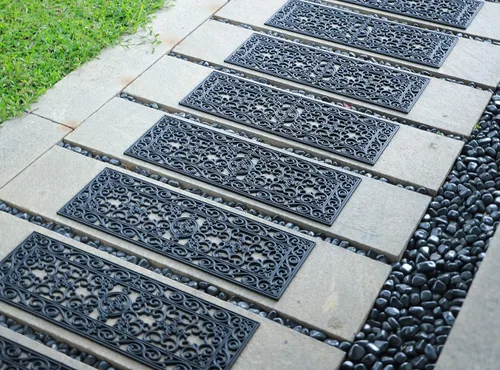 Vista 8 de IRONGATE Alfombrillas para escaleras, 4 unidades, resistentes, antideslizantes, para interiores y exteriores, antideslizantes, resistentes, de grado