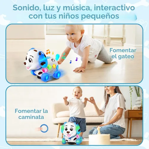 Vista 2 de Juguetes musicales para niños de 1 año, regalos para bebés de 6-12-18 meses, juguetes de aprendizaje para cachorros para niños de 1 año, regalos