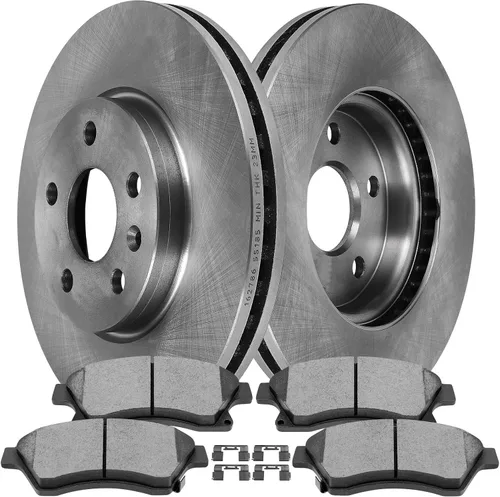 Vista 33 de SCITOO Kit de freno delantero Rotores de freno delantero y pastillas de freno de cerámica para Acura RSX 2003-2006